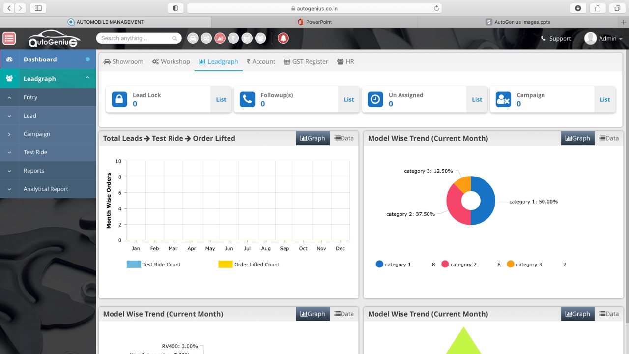 screenshot of Auto Genius
